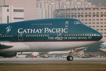 Cathay Pacific B747-200 The Spirit of Hong Kong 97